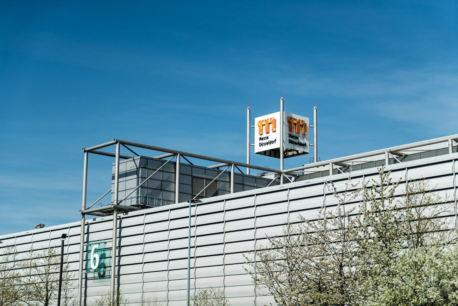 Exterior near the east entrance of Messe Düsseldorf