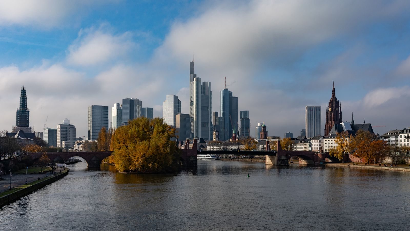 River Main and the Frankfurt skyline