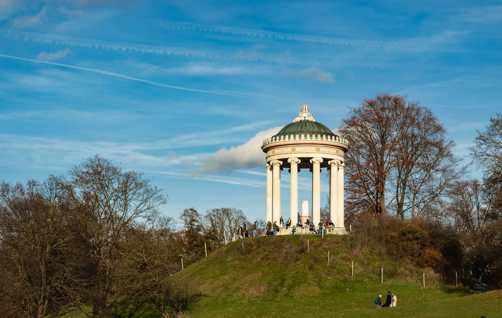 Monopteros in Munich's English Garden