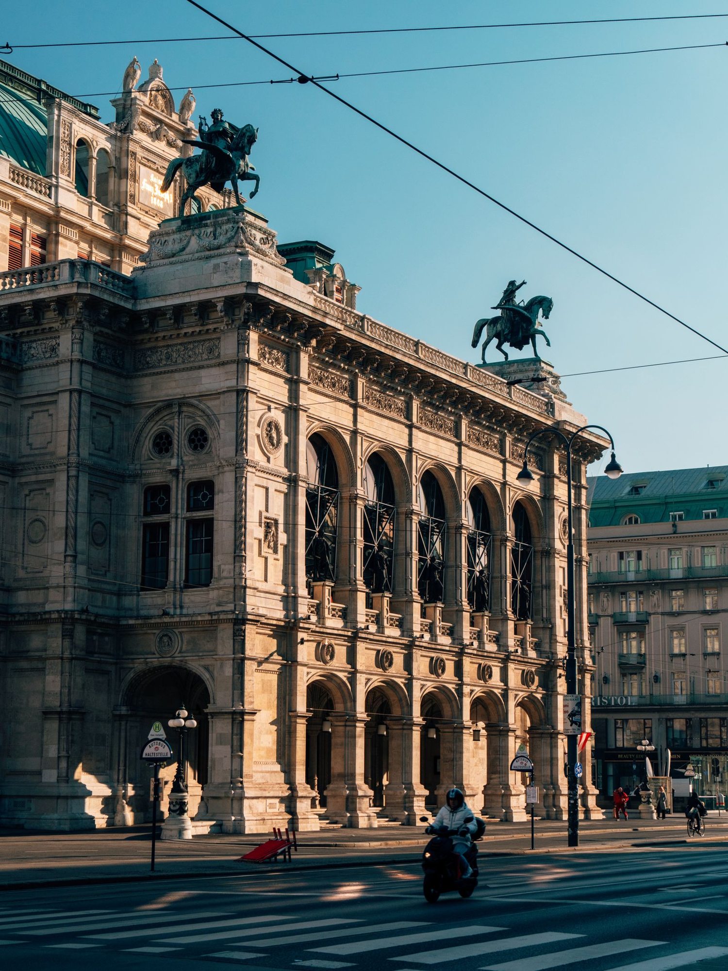 Facade of the Vienna State Opera on the Ringstrasse